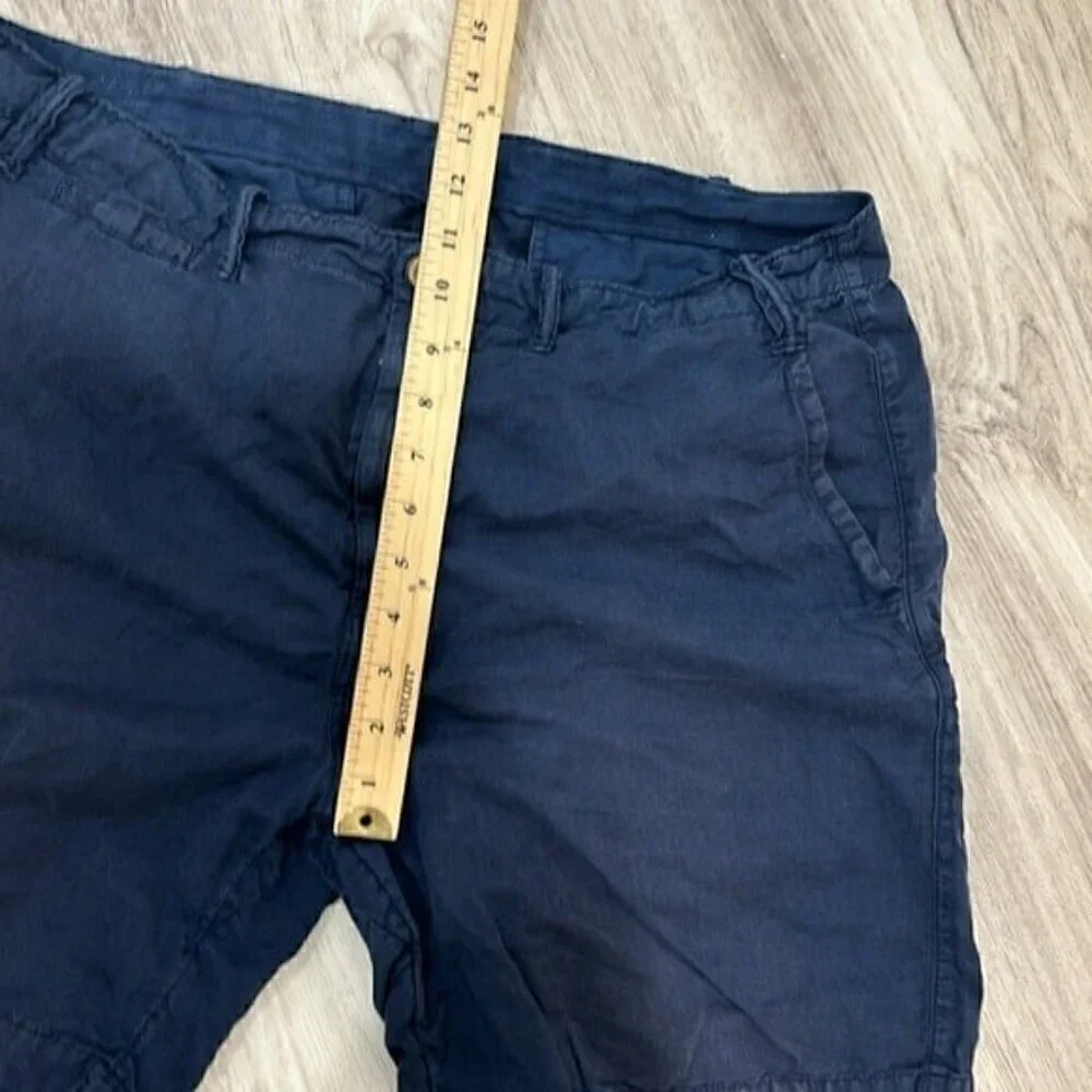 Polo Ralph Lauren dark blue  linen blend shorts size 36 men